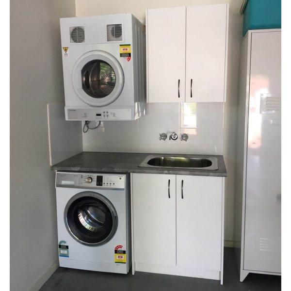 Laundry Cupboards built by Gecko Kitchens, Brisbane are Kitchen Designers and Builders of Kitchens Bathrooms and Laundries
