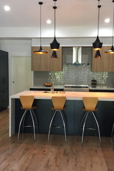 Modern Kitchen built and designed by Gecko Kitchens, licenced builder in Brisbane