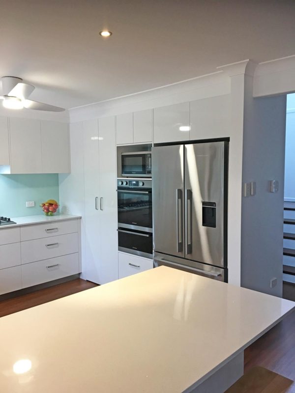 Thermolaminated Kitchen in Newport installed by Gecko Kitchens designer and builders of quality kitchens Brisbane.