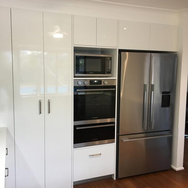 Thermolaminated Kitchen in Newport installed by Gecko Kitchens designer and builders of quality kitchens Brisbane.
