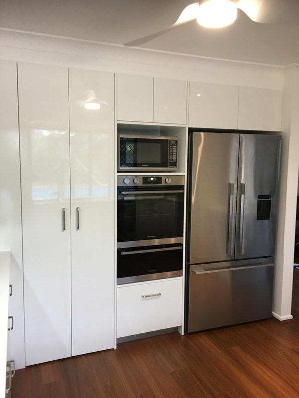 Thermolaminated Kitchen in Newport installed by Gecko Kitchens designer and builders of quality kitchens Brisbane.