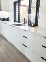 White Kitchen Renovation U Shaped by Gecko Kitchens