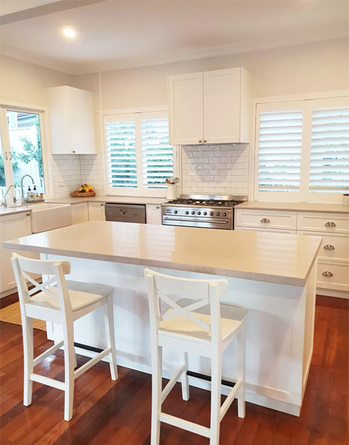 Kitchen renovation custom designed and built by Gecko Kitchens, kitchen builder in Kedron, Brisbane.