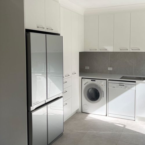 Brisbane Kitchen & Laundry Renovations | Gecko Kitchens Kitchen and Laundry Renovation combined and designed and renovated by Gecko Kitchens in Brisbane.