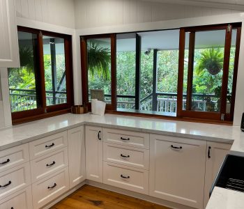 Custom Designed Kitchen Renovation by Gecko Kitchens in Brisbane. Modern and Traditional design to suit your space.