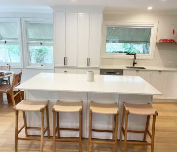 Beautiful Kitchen renovation designed and installed by kitchen professionals, Gecko Kitchens in Brisbane.
