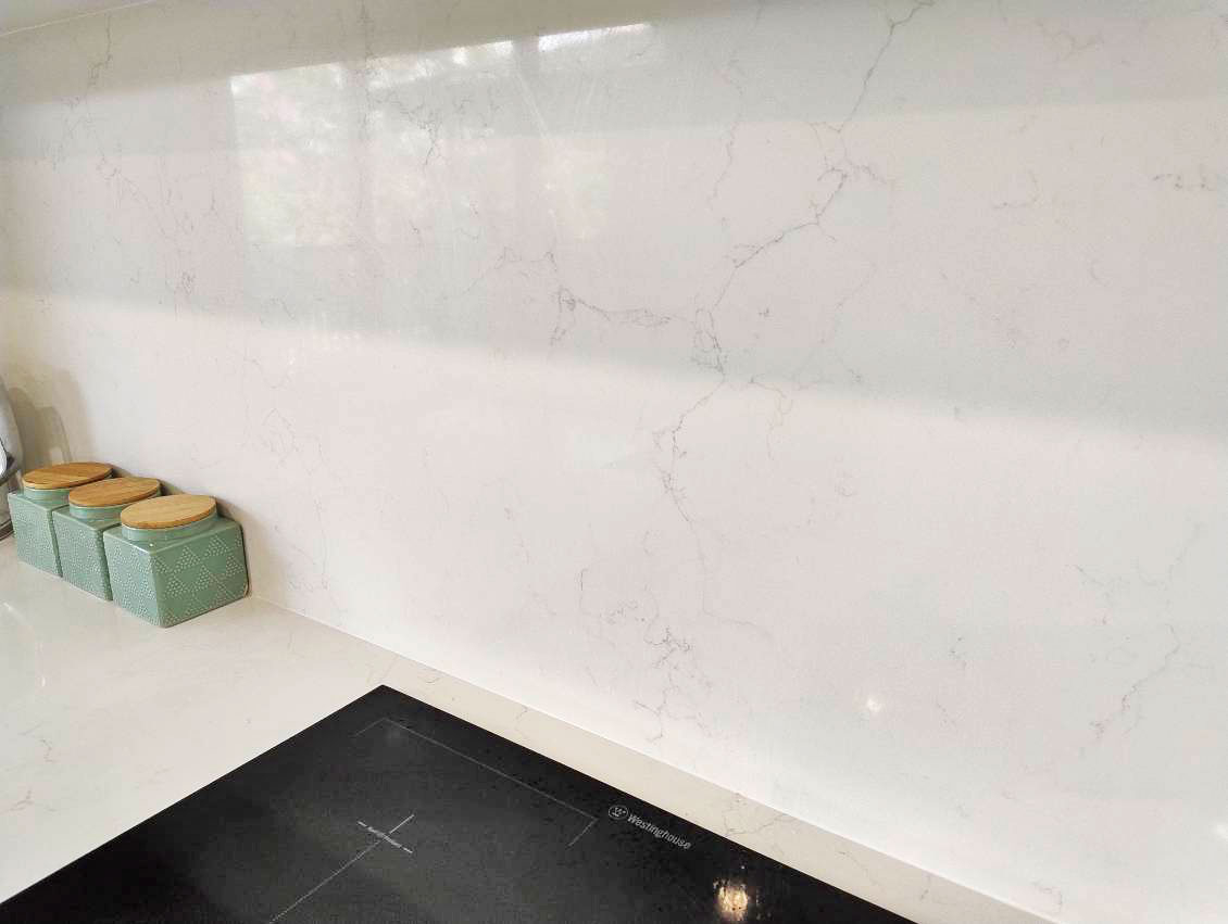 YDL Calacutta Classico Stone used in this Kitchen renovation in Jindalee by Gecko Kitchens