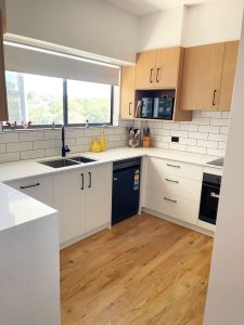 Two tone kitchen renovation by Gecko Kitchens builder and designer of modern new kitchens in Brisbane. 